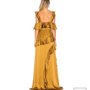 Amur Pearl gown in gold